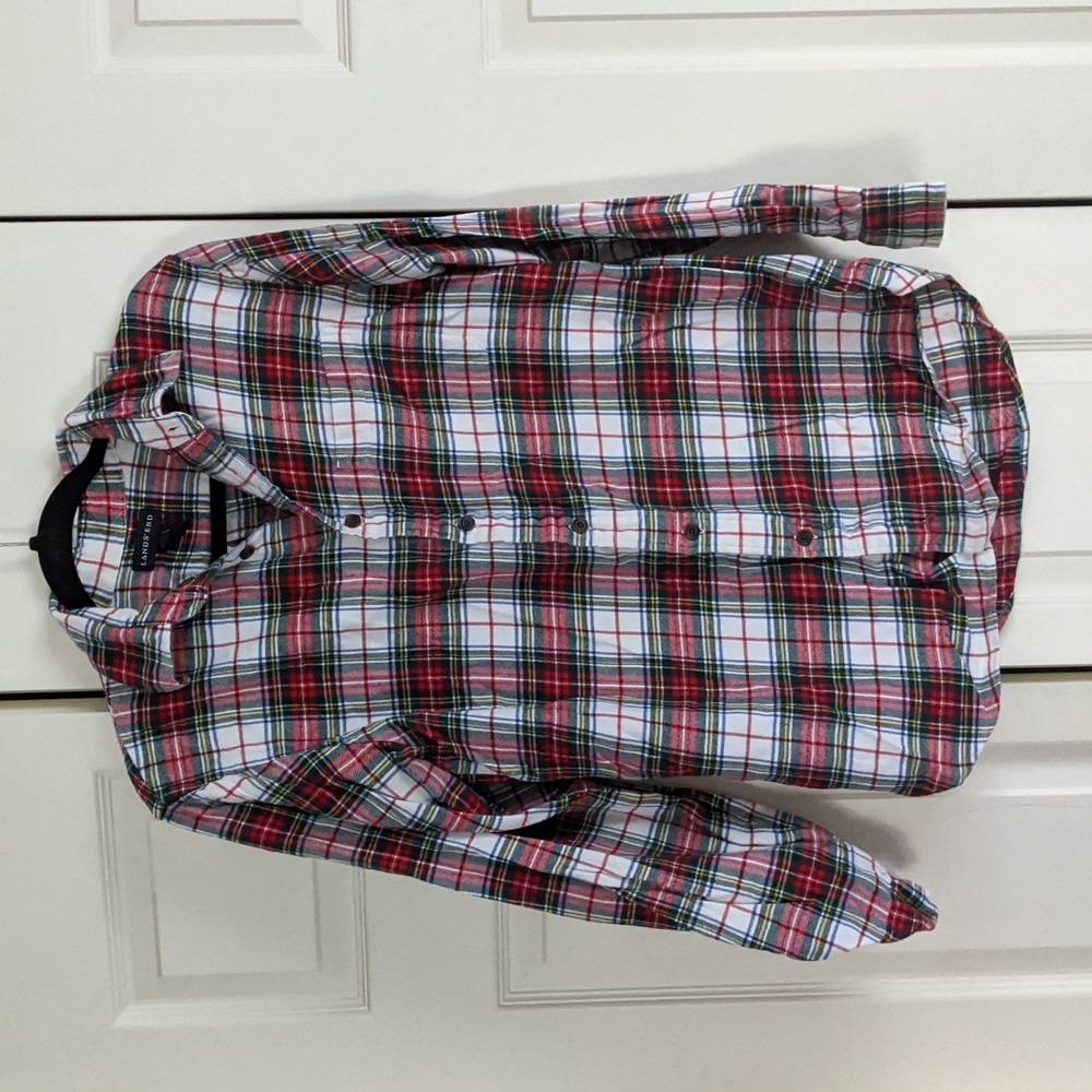 Lands end women's cut flannel